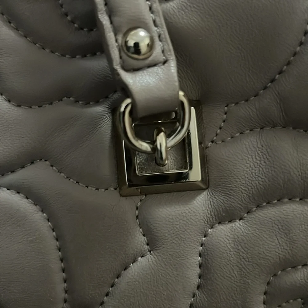 Kate Spade Sedgwick Lane Rose Kensey Beige Quilted‎ Bag
